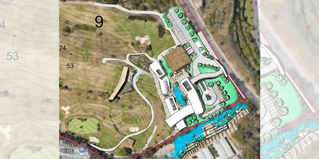 Croquis para Proyectos Campo de Golf en Marbella