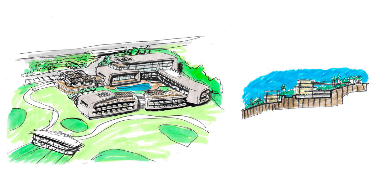 Concepto de diseño para Campo de Golf en Marbella