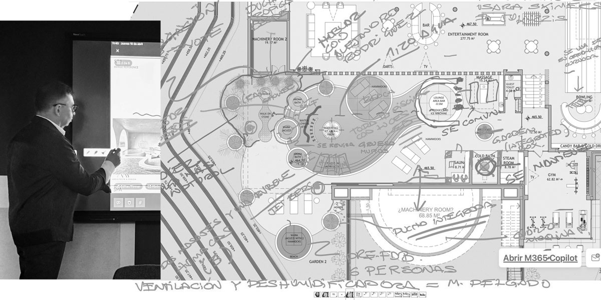 Proceso creativo para Spa en La Zagaleta