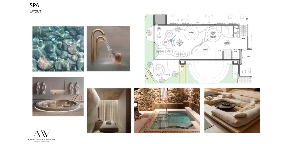 Proceso creativo para Spa en La Zagaleta