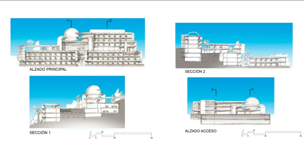 Concepto de diseño para campo de golf en marbella