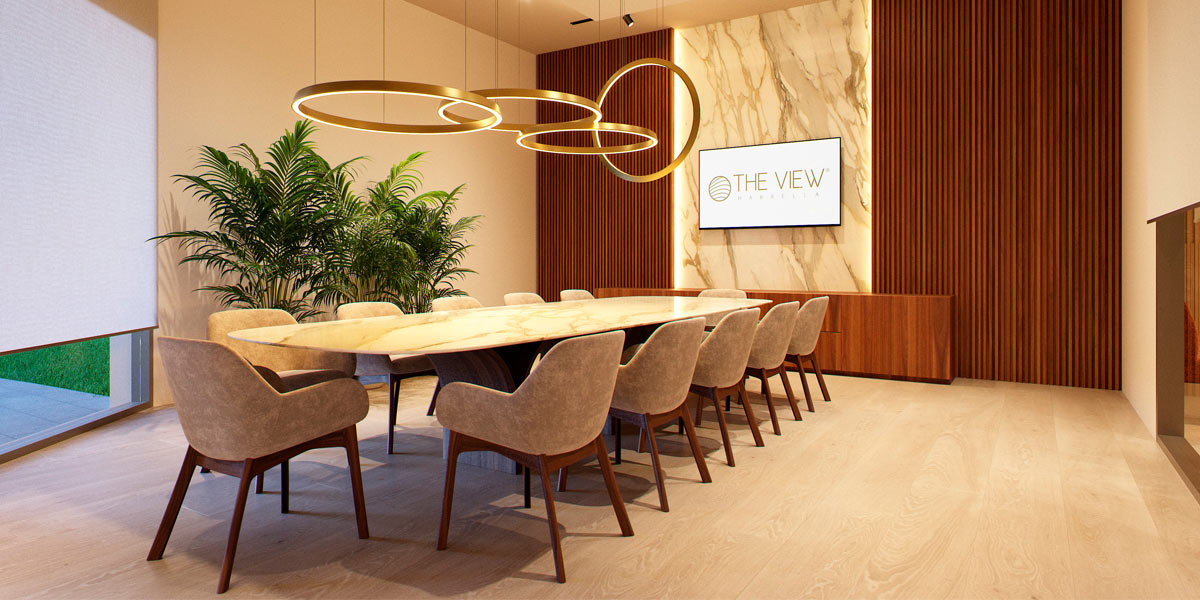 Business Area para promoción The View Marbella