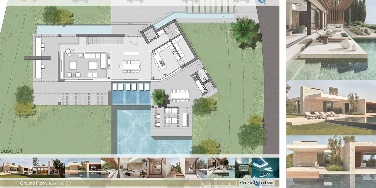 Concepto de diseño para villa de lujo en El Rosario, Marbella