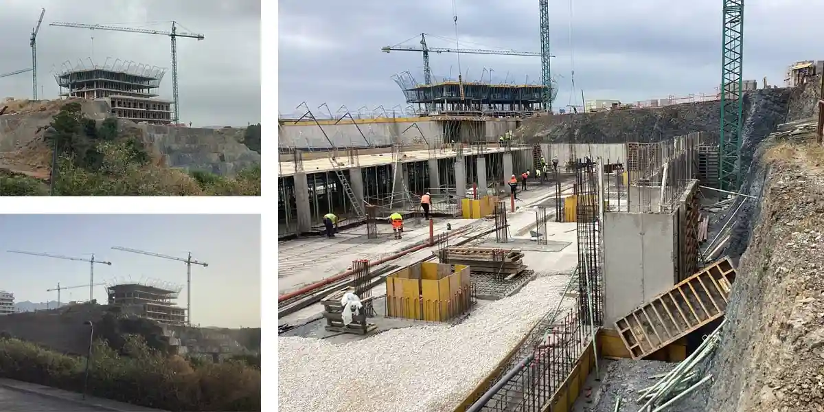 Avanzan las obras del Grupo Tm en Estepona