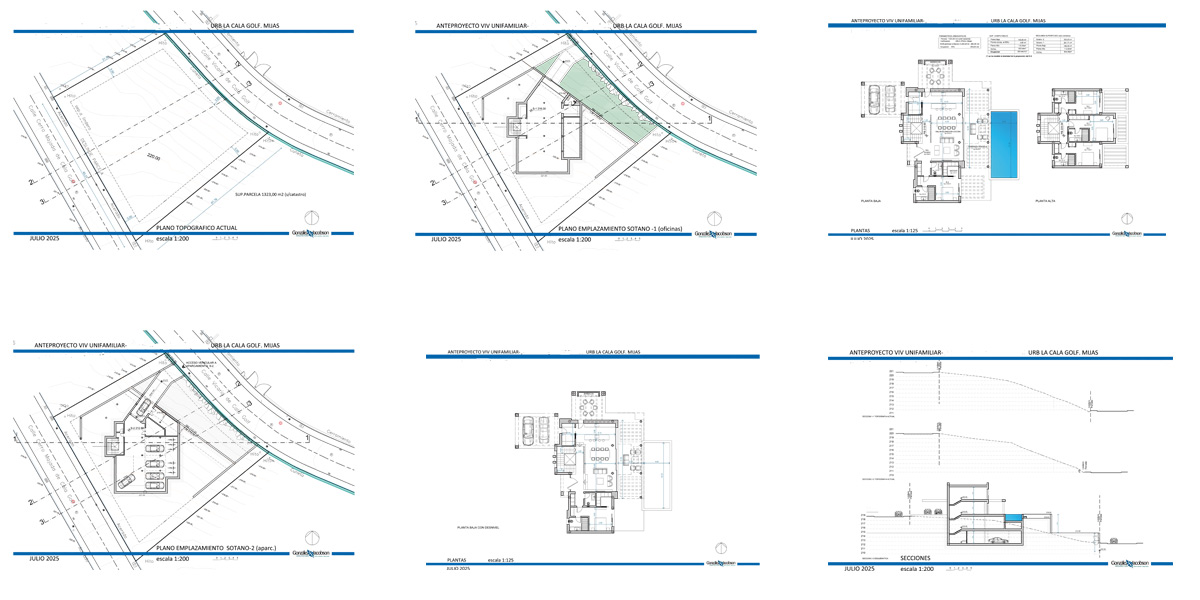 Proyecto villa en La Cala de Golf Mijas