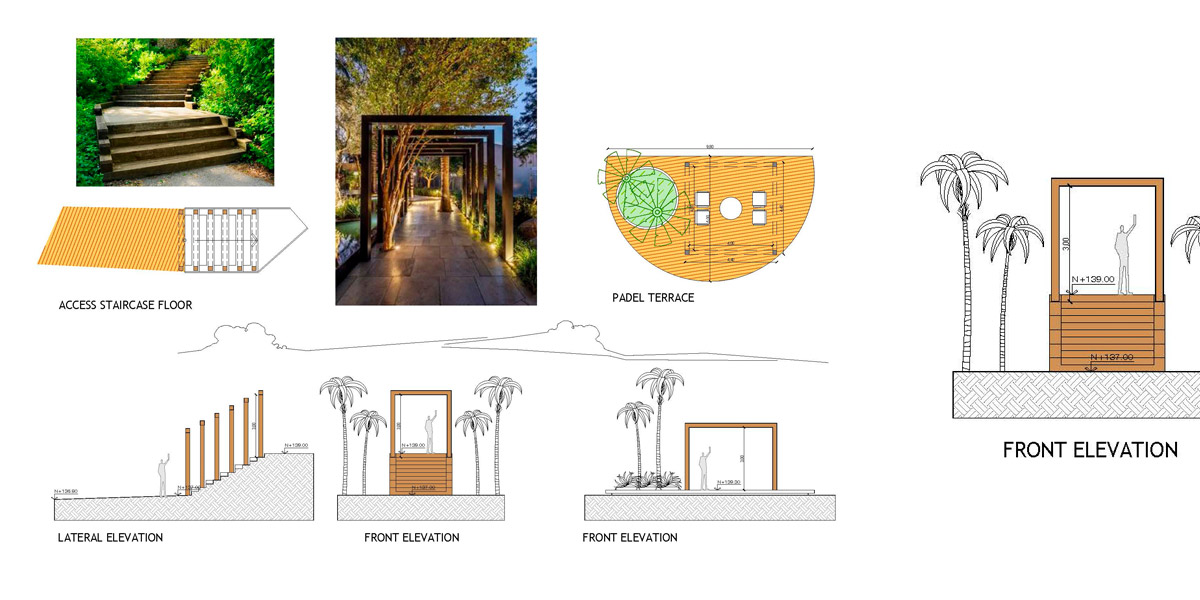 Zona deportiva para villa de lujo en Benahavís